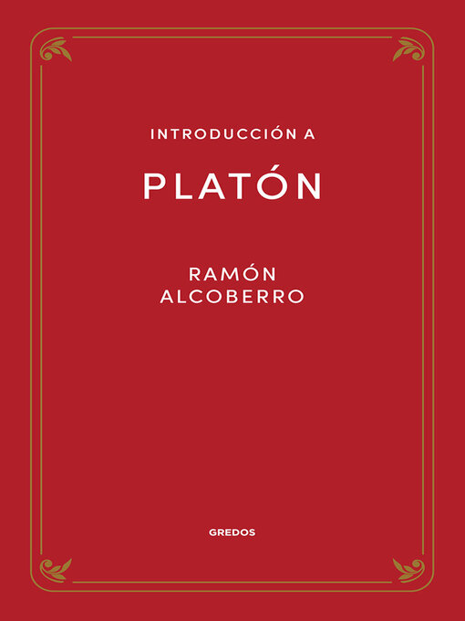 Title details for Introducción a Platón by Ramón Alcoberro Pericay - Available